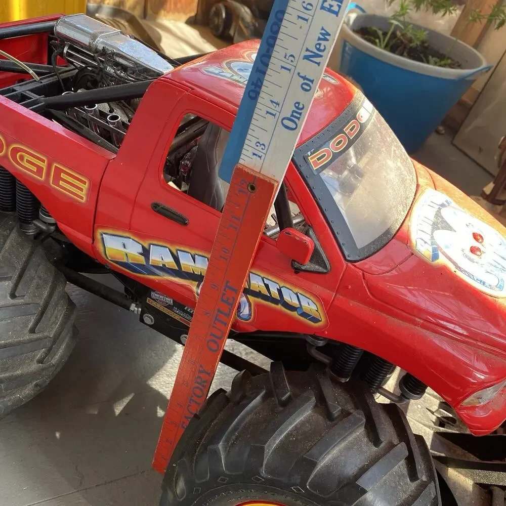 Super Start Master Pro Dodge Raminator Monster Truck New Bright Red Y2K ToyTruck